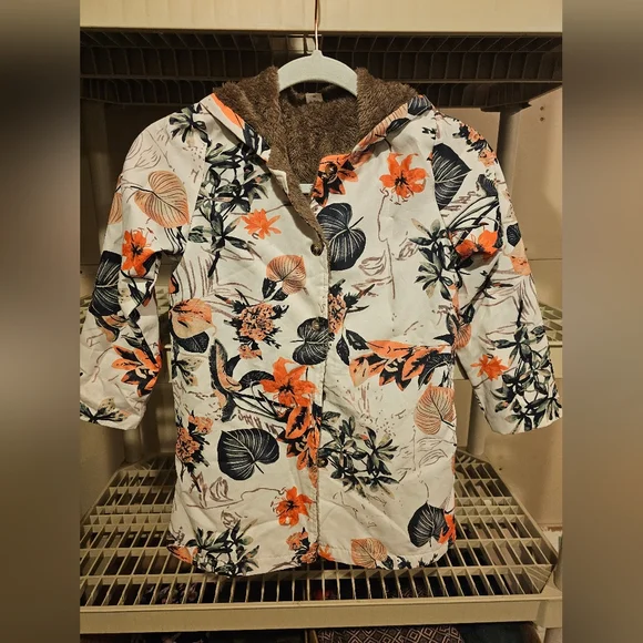 Jackets Coats Shein Womens Girls 7y Hoodie Over Coat Shirt